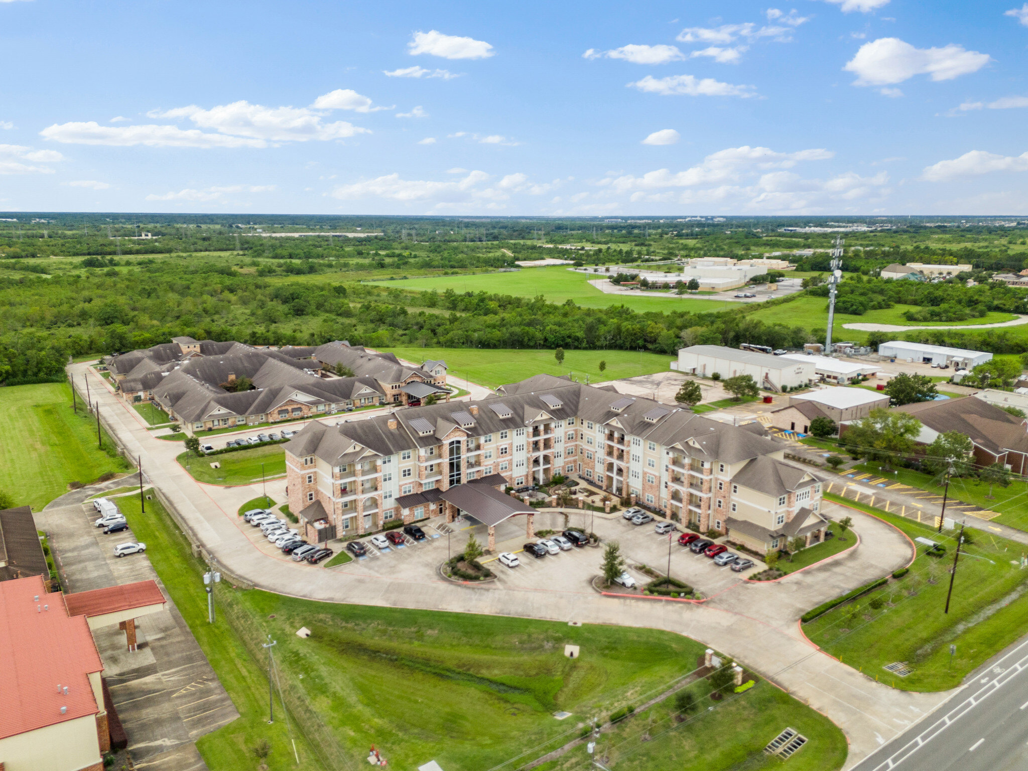 Aerial view of Discovery Village Clear Lake