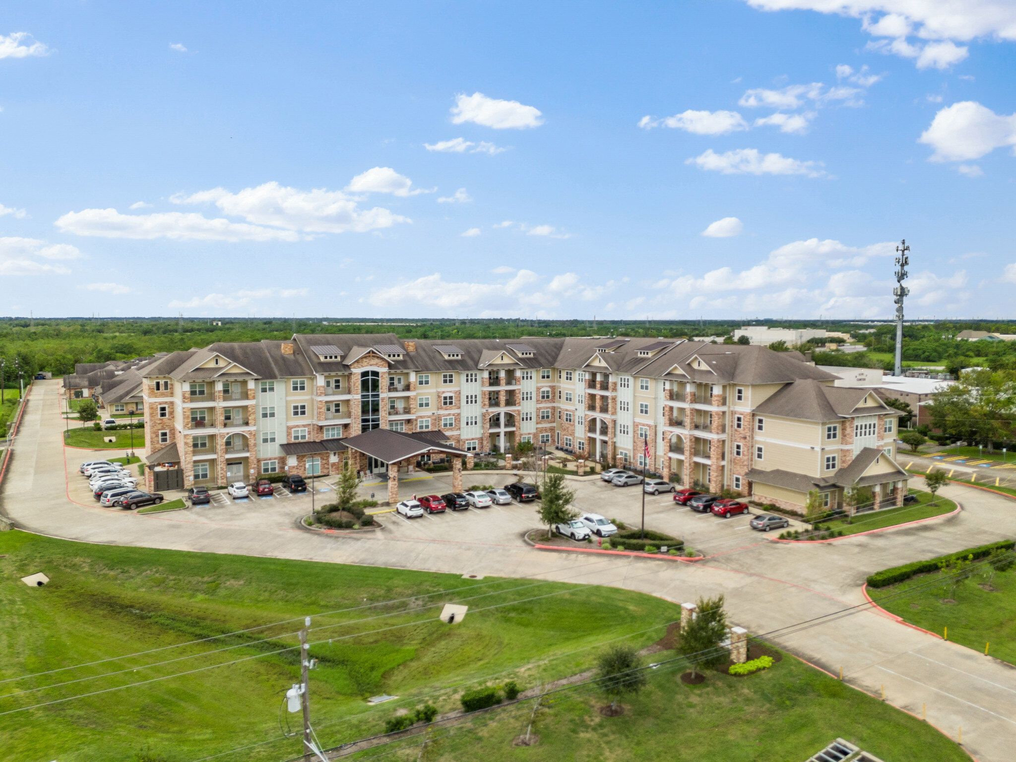 Aerial view of Discovery Village Clear Lake