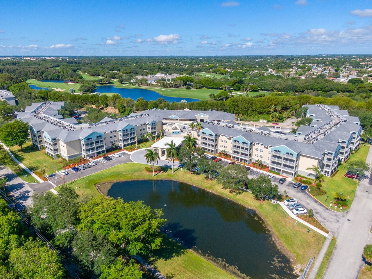 Aerial view of Discovery Village Boynton Beach