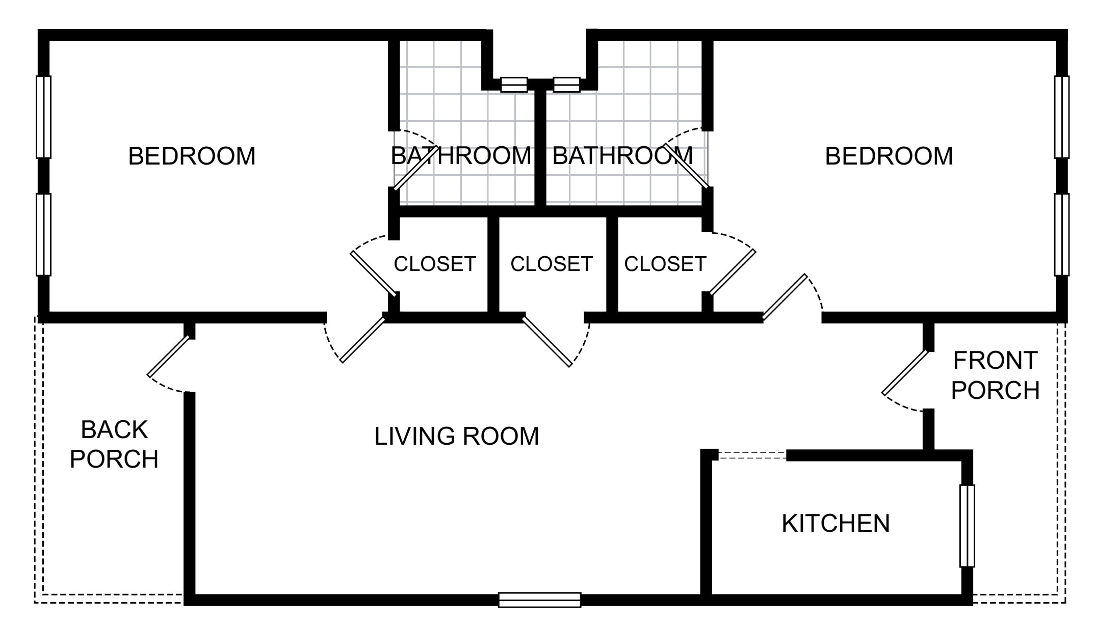 The Villa floor plan