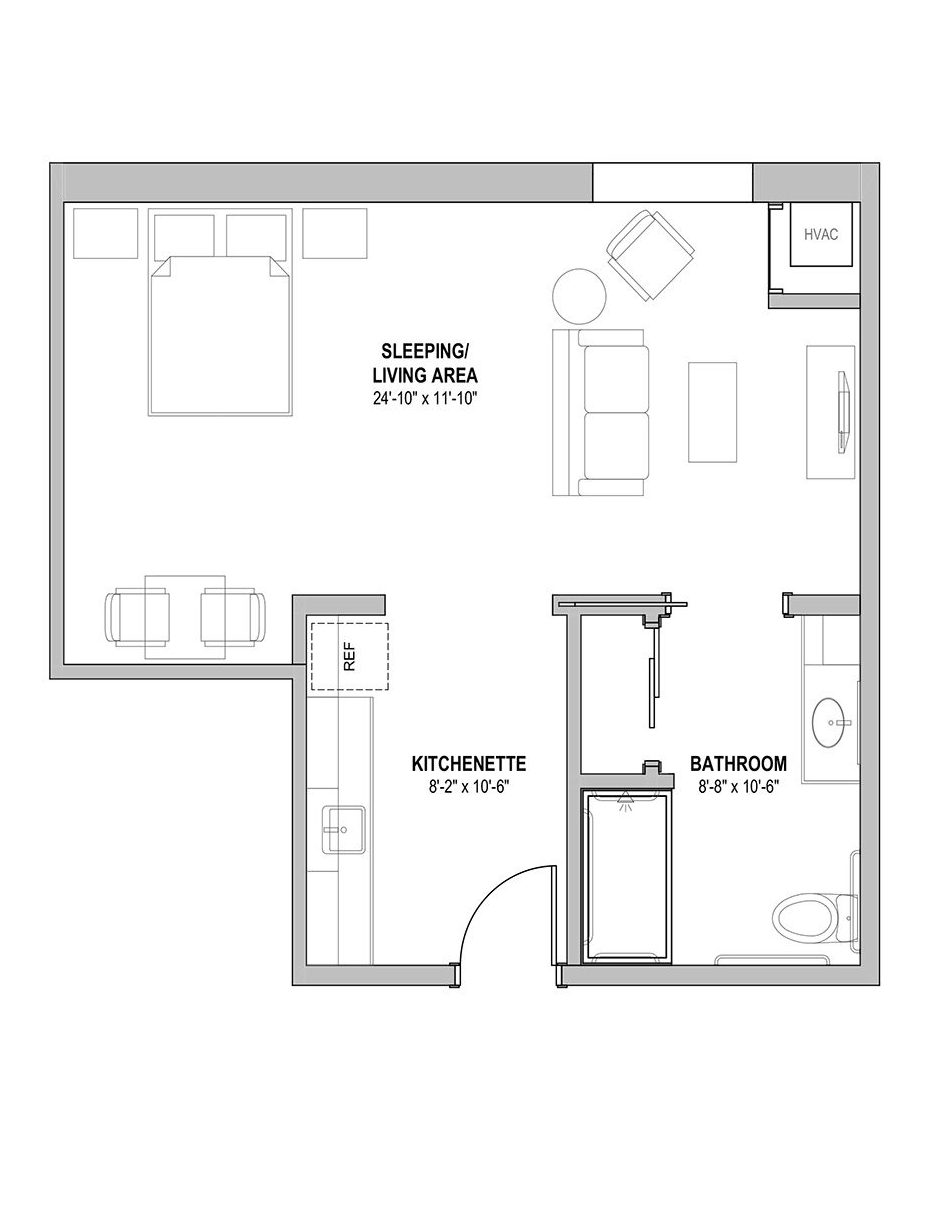 Siesta floor plan