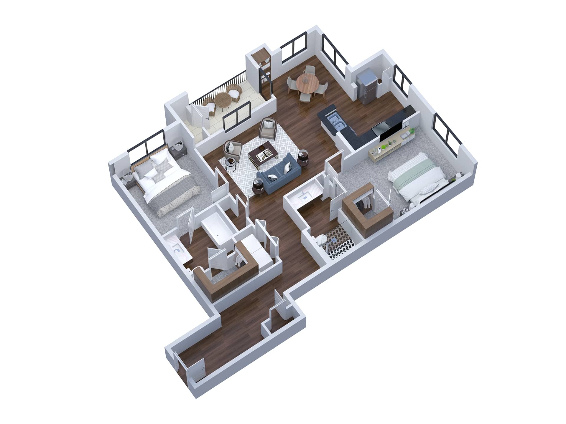 Balcone floor plan