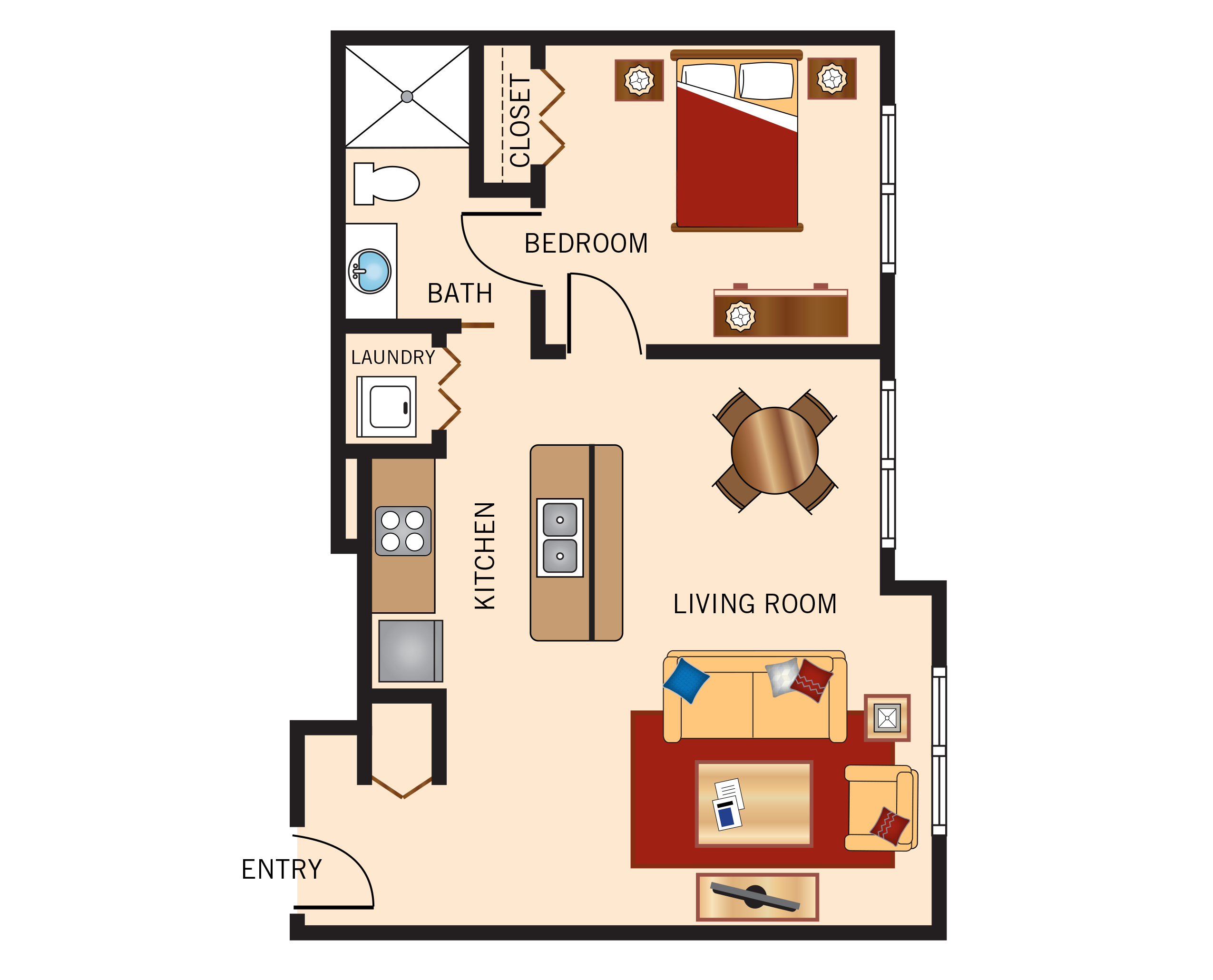 The Sandpiper floor plan