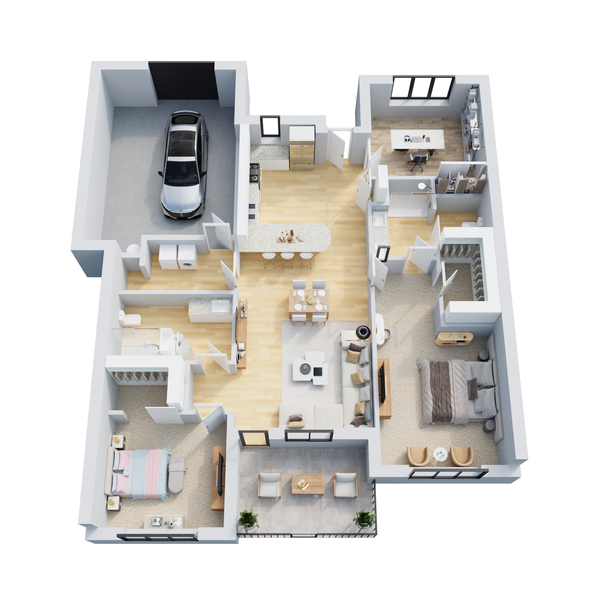 Hickory floor plan