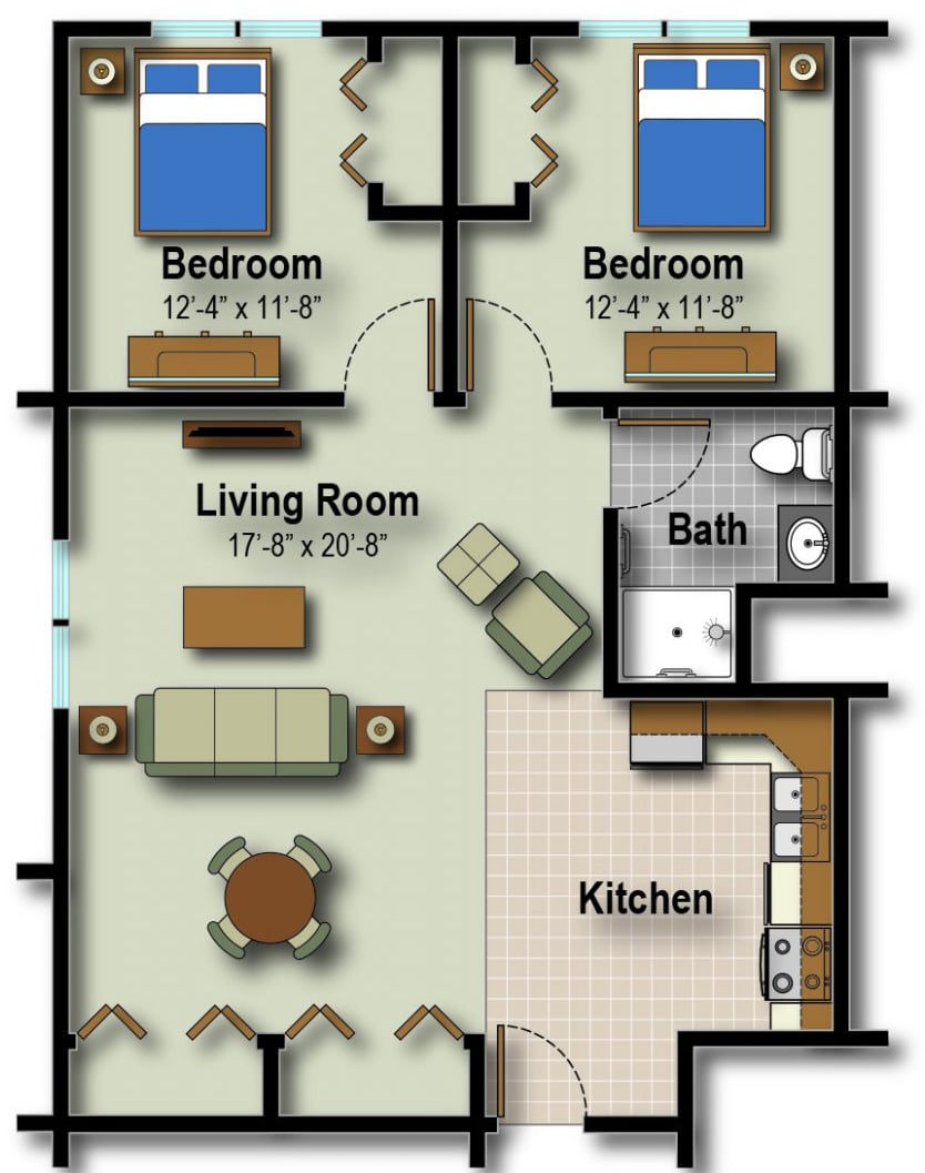 Honey Locust floor plan