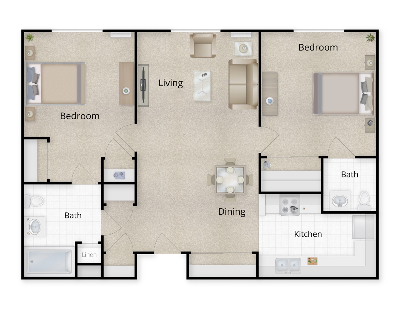 Northern Red Oak floor plan