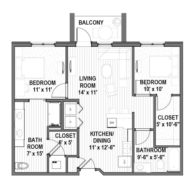 The Pocasset floor plan