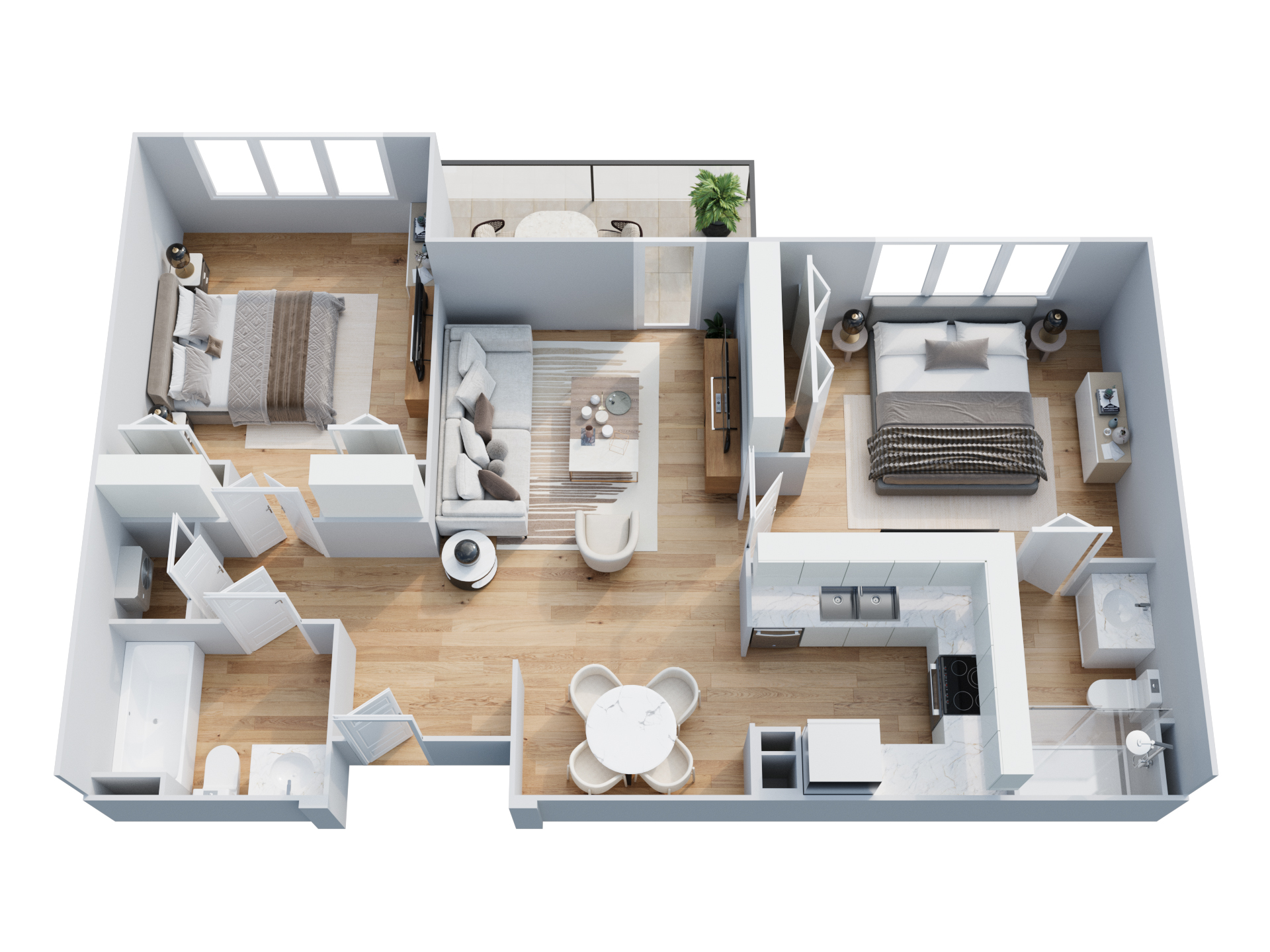 The Redbud floor plan