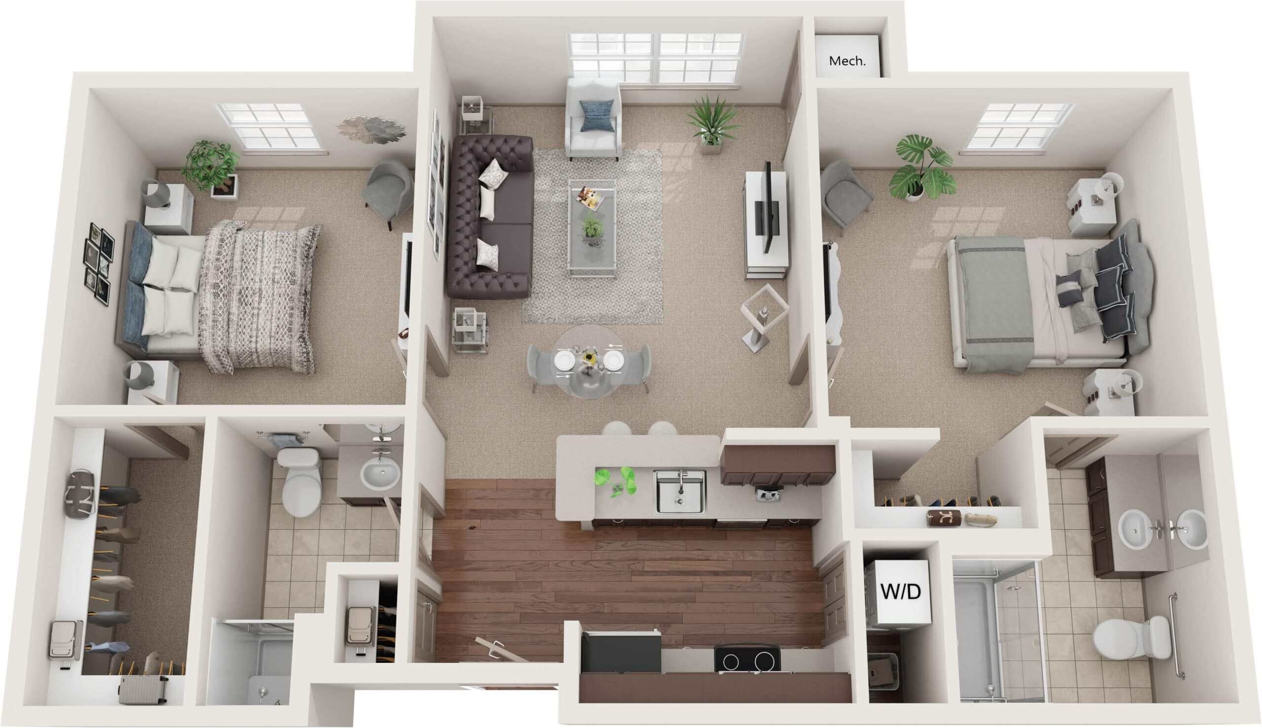 The Flint - Newly Renovated! floor plan
