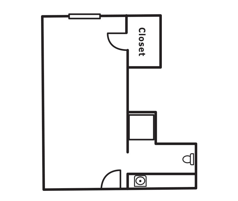 Ponderosa Studio floor plan