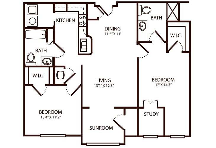 Escapade floor plan